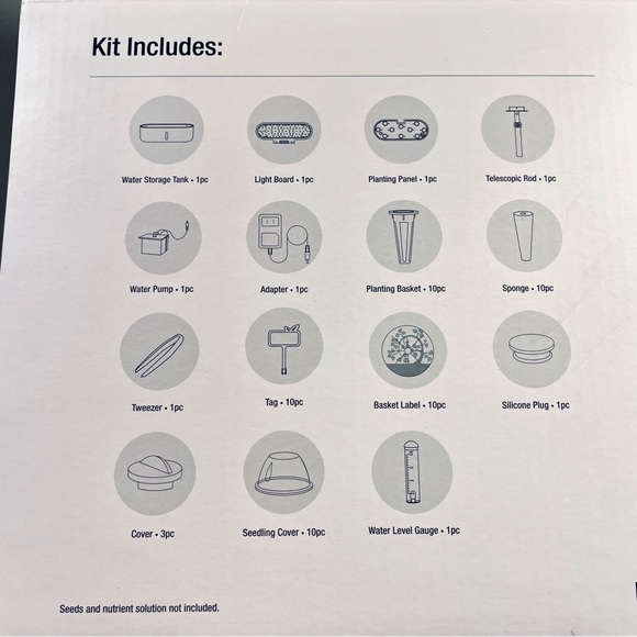 New Smart Indoor Planter, 10 Pods, Automatic Water Light for Plants Herbs - Picture 4 of 6